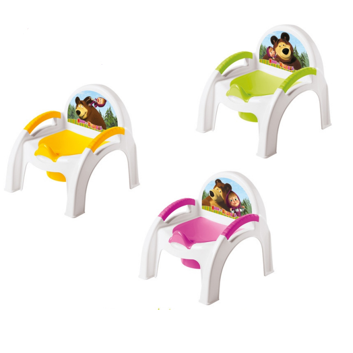 Детский горшок стульчик Маша и медведь Детский горшок стульчик Маша и медведь