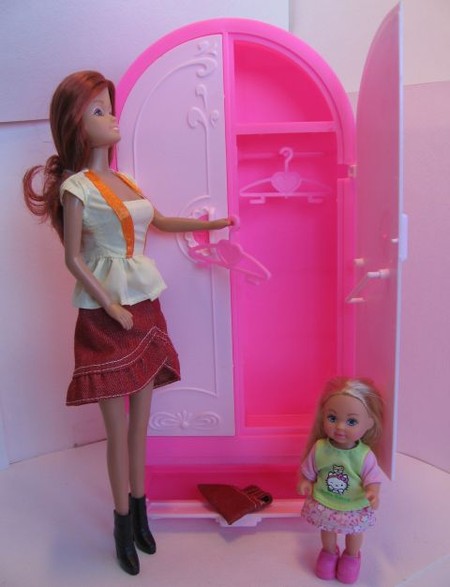 Мебель для кукольного домика. Гардероб Арт.: С-409 Мебель для кукольного домика. Гардероб Арт.: С-409