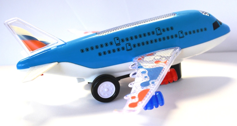 Игрушка Боинг 747 голубой