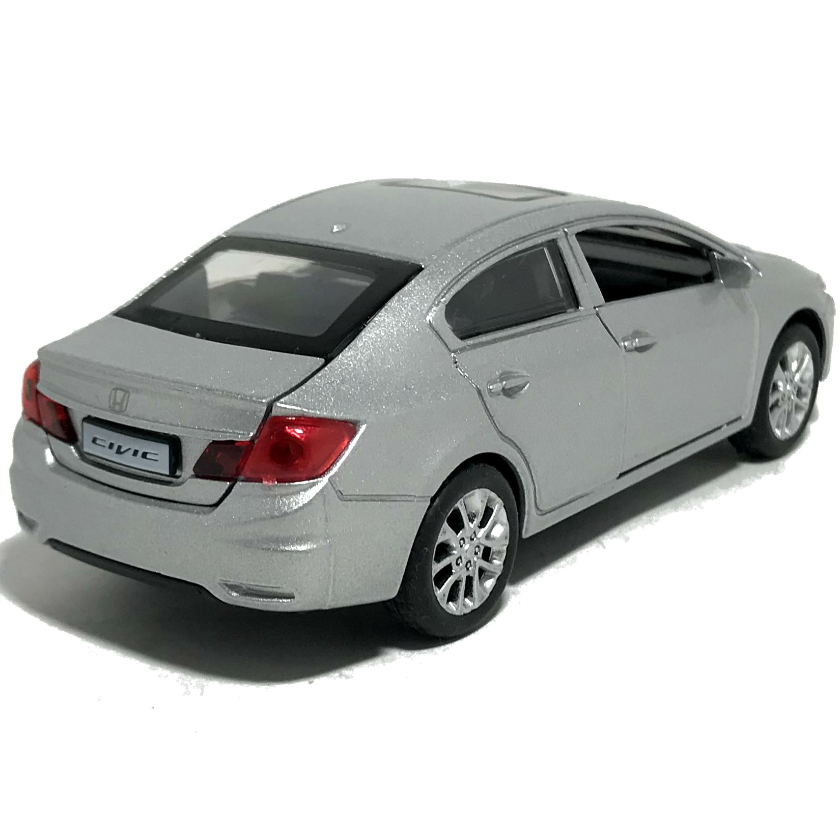 Игрушечная машинка Honda Civik серебристая