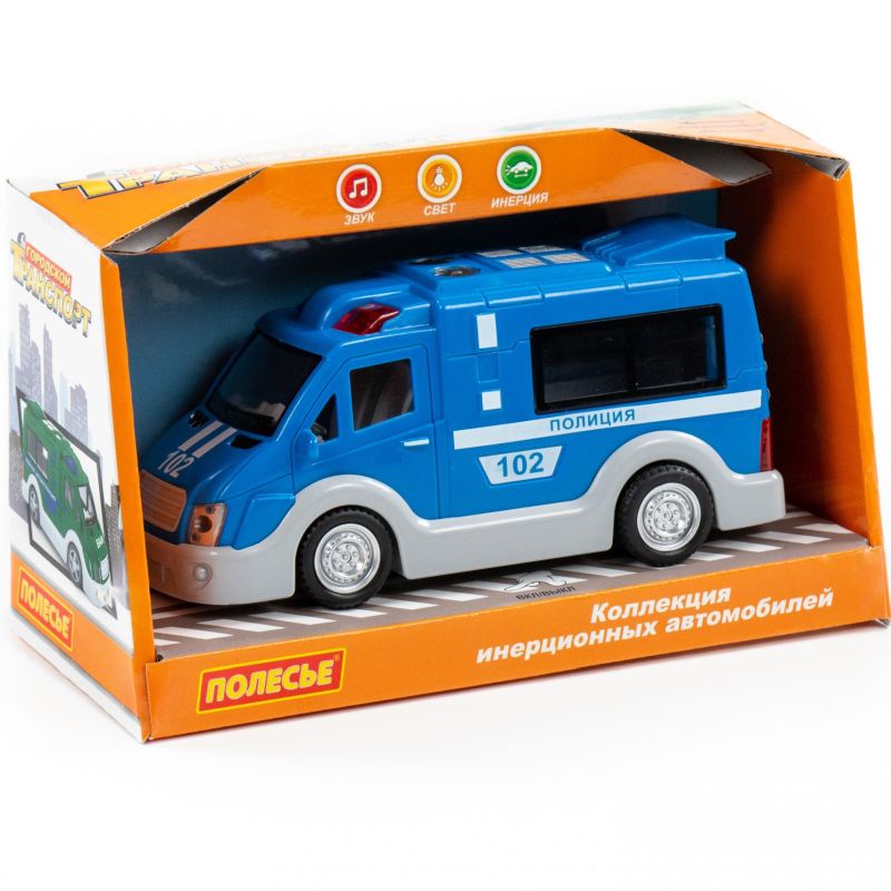 Игрушечный фургон Полиция синий Игрушечный фургон Полиция синий