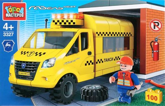 Конструктор "Город мастеров" Газель Next маршрутное такси 100 дет.