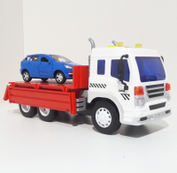 Игрушка бортовой грузовик Сити 26 см, инерция, свет, звук - металлическая машинка-модель 12 см, инерция, открытие дверей Игрушка бортовой грузовик Сити 26 см, инерция, свет, звук - металлическая машинка-модель 12 см, инерция, открытие дверей