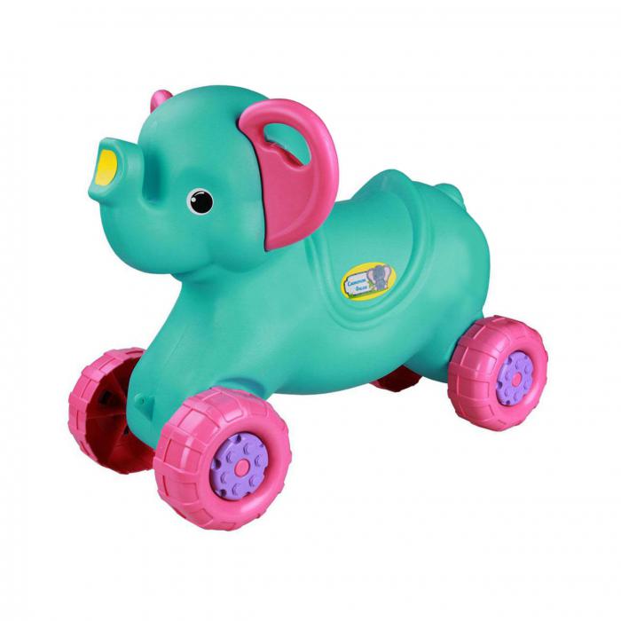 Каталка альтернатива слоненок бирюзовый