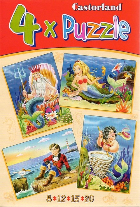 Maxi Puzzle Castorland 4 Русалочка Арт. 04010