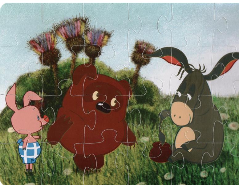 Мягкие пазлы мультфильмы Винни-Пух