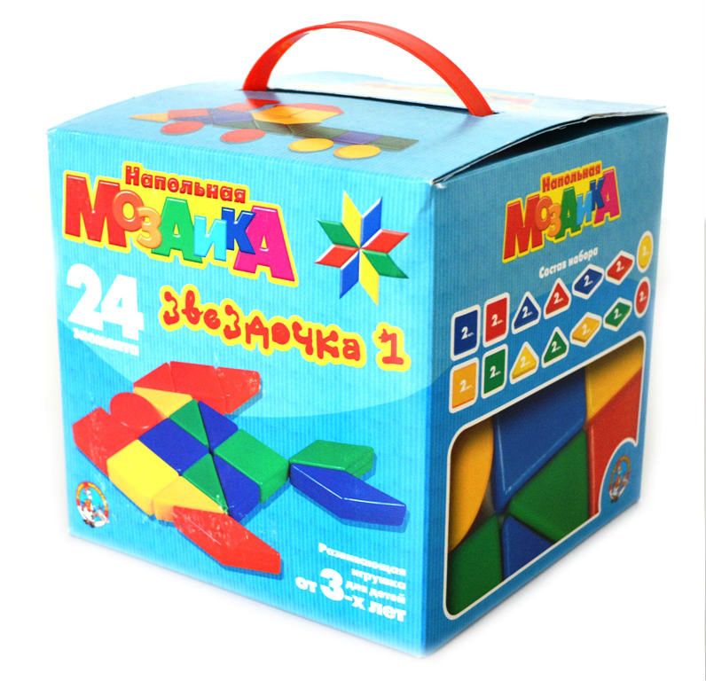Напольная Мозаика. Мозаика звездочка. Мозаика из пластмассы