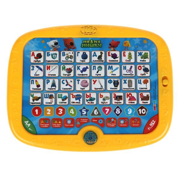 Обучающий планшет «Ми-ми-мишки. Азбука + Викторина» со светом Обучающий планшет «Ми-ми-мишки. Азбука + Викторина» со светом