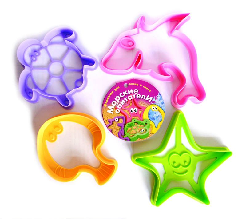 Формочки для песка и снега Морские обитатели