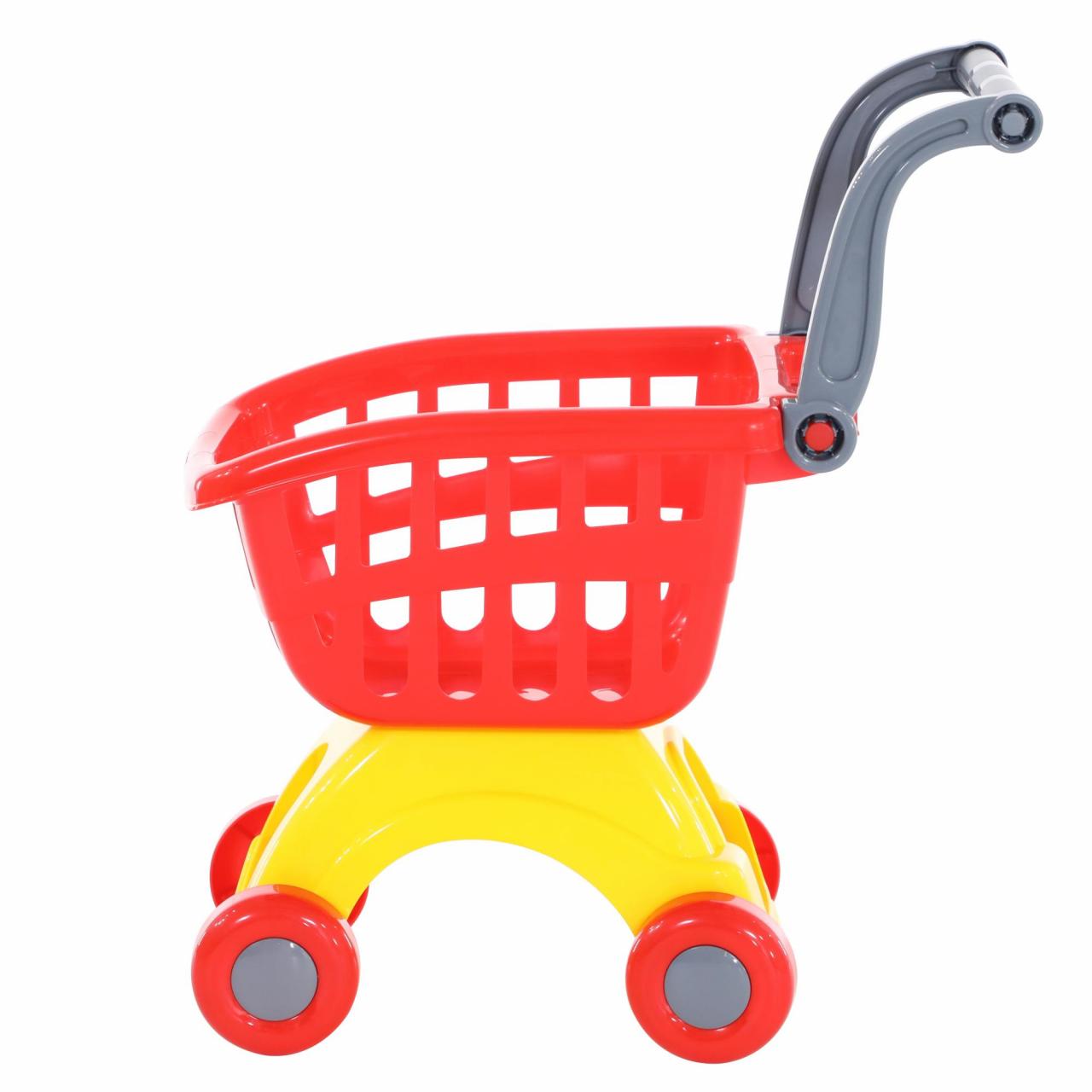 Тележка для маркета "Мини" красная (в разобранном виде)