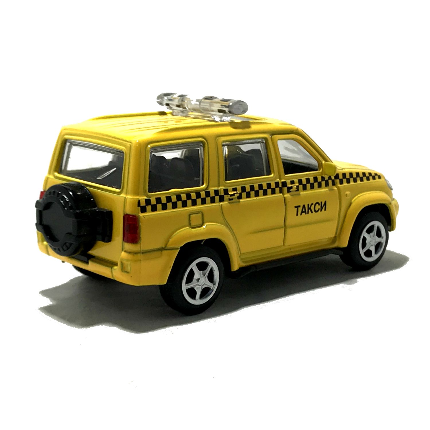 Игрушечная машинка UAZ Patriot такси 9,6 см