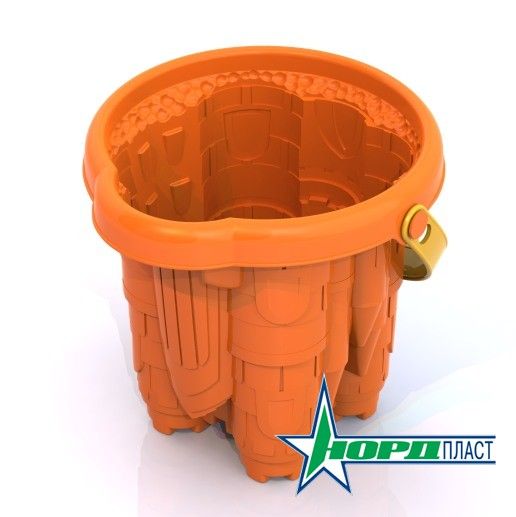 Ведро песочный замок. Как строить песочные замки