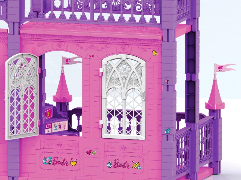 Домик для Барби с винтовой лестницей Домик для Барби с винтовой лестницей