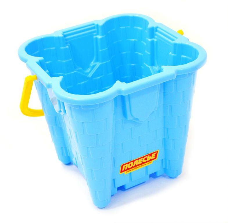 Набор из 2-х ведерок Замок N2 Полесье 16х15 см для игры с песком и строительства песочных крепостей