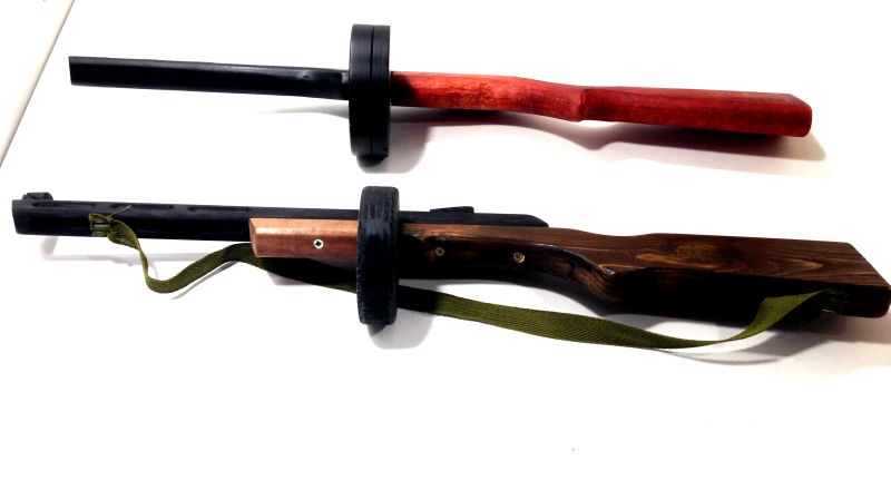 Деревянный макет автомата ППШ