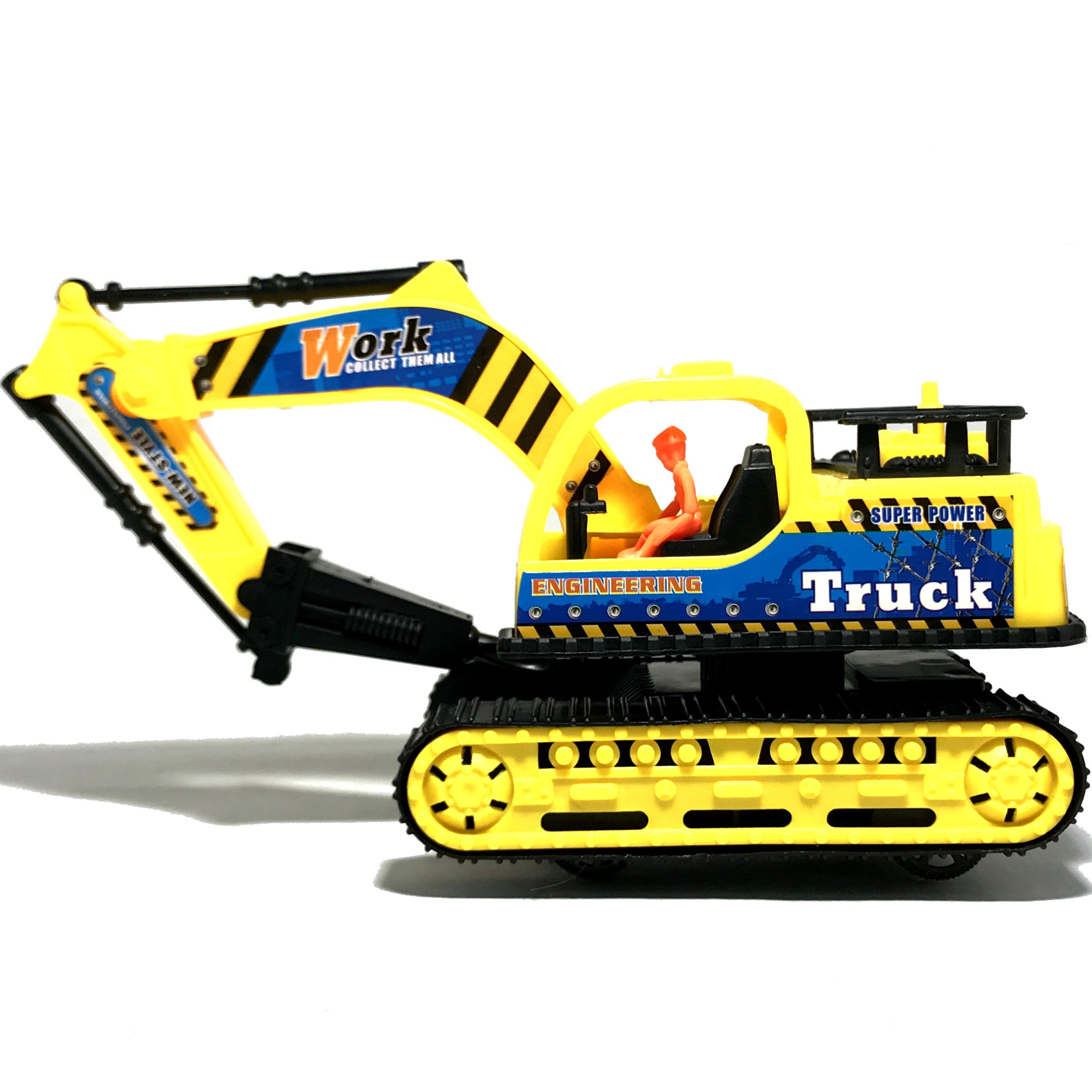 Игрушечный экскаватор с буром