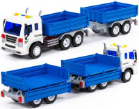 Игрушечный бортовой грузовик "Сити" с прицепом 47 см Игрушечный бортовой грузовик "Сити" с прицепом 47 см
