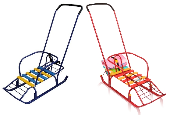 Санки с багажником. Санки Тимка 7 с багажником.