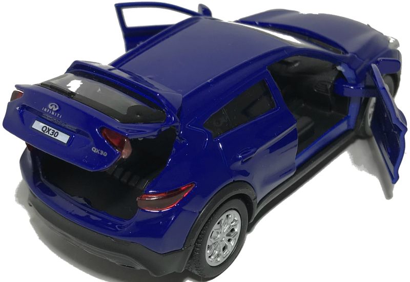 Игрушечная машинка Infiniti QX30 синяя