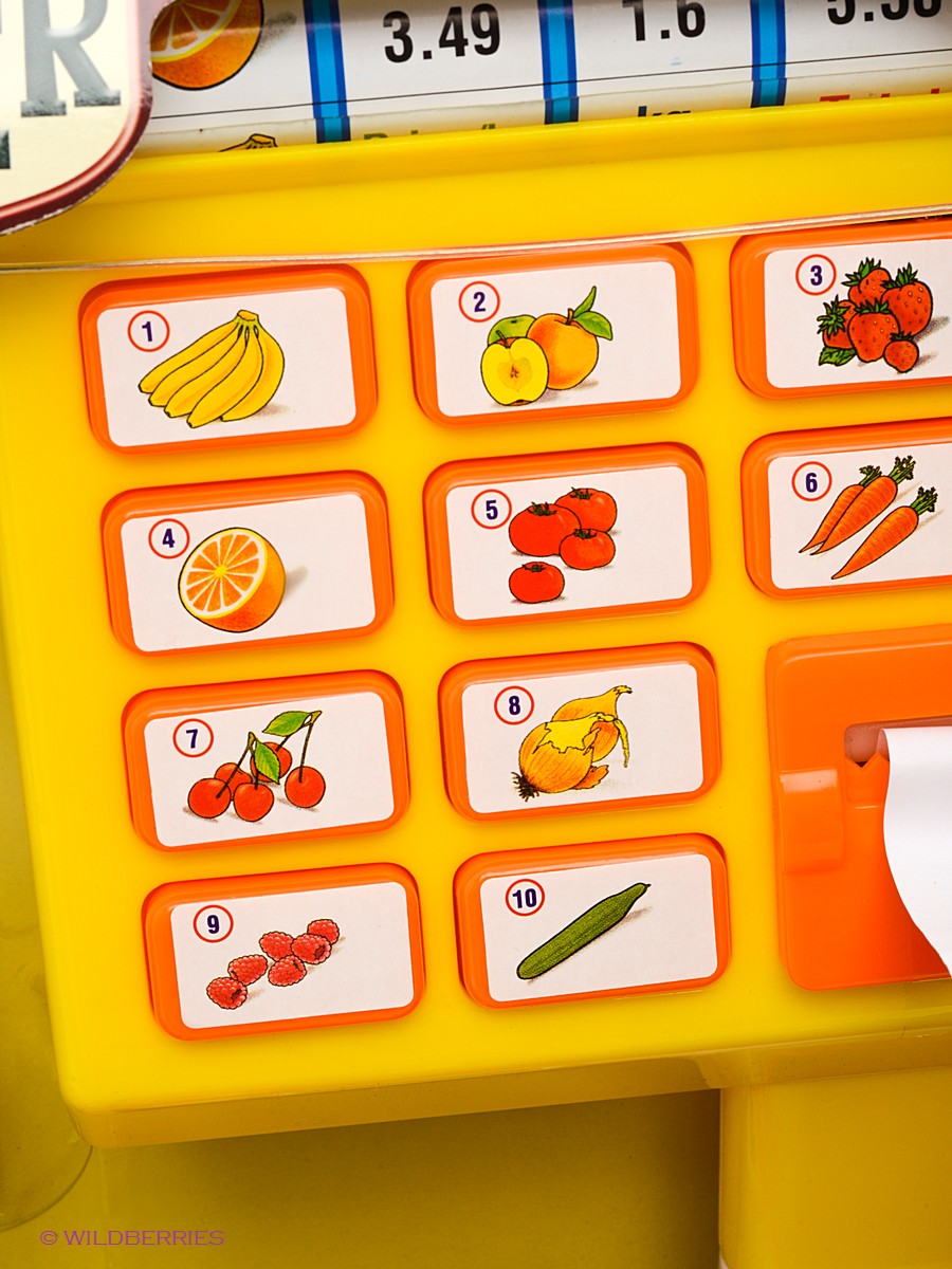 Весы Klein + наборы овощей и фруктов