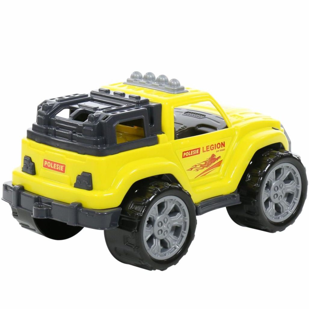 Игрушечный джип желтый 38 см