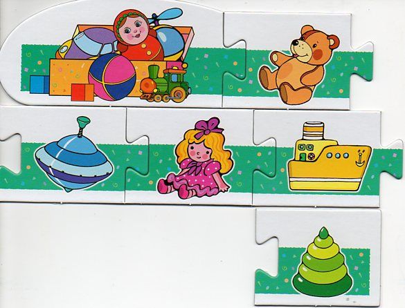 Логический пазл для детей Уютный домик