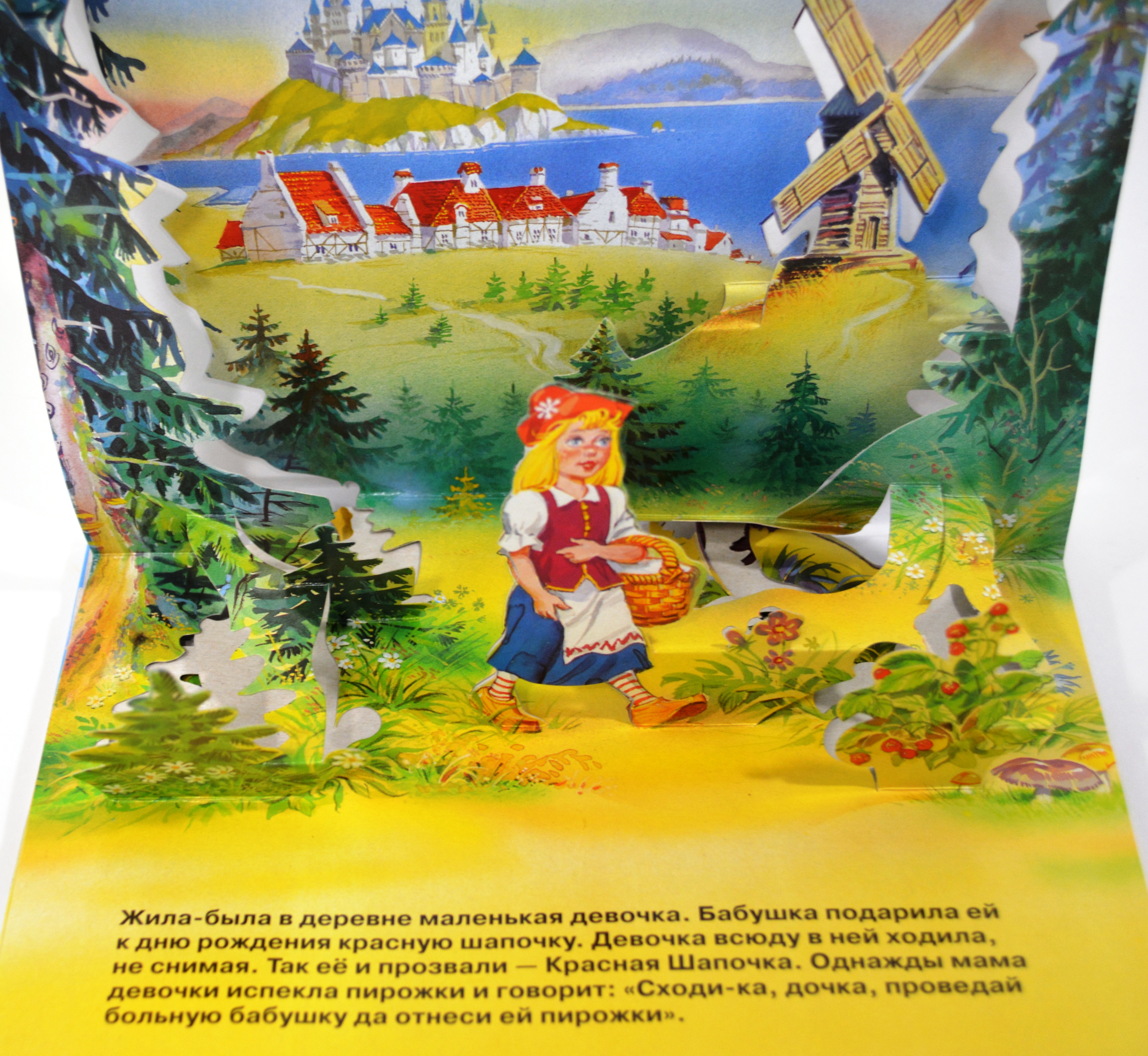 Книжка с объемными картинками.