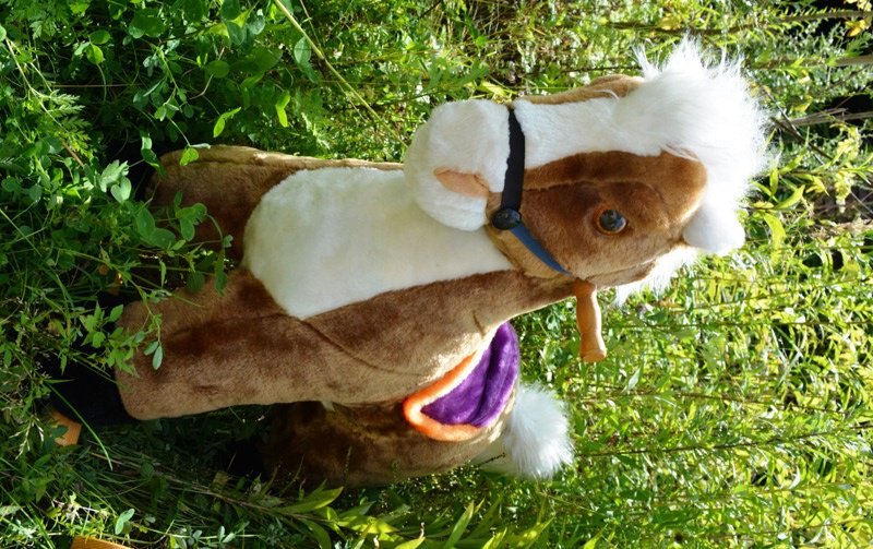 Лошадка качалка мягкая