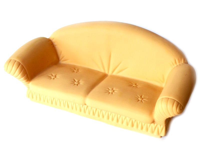 Кукольный диван, 2 кресла, торшер и столик