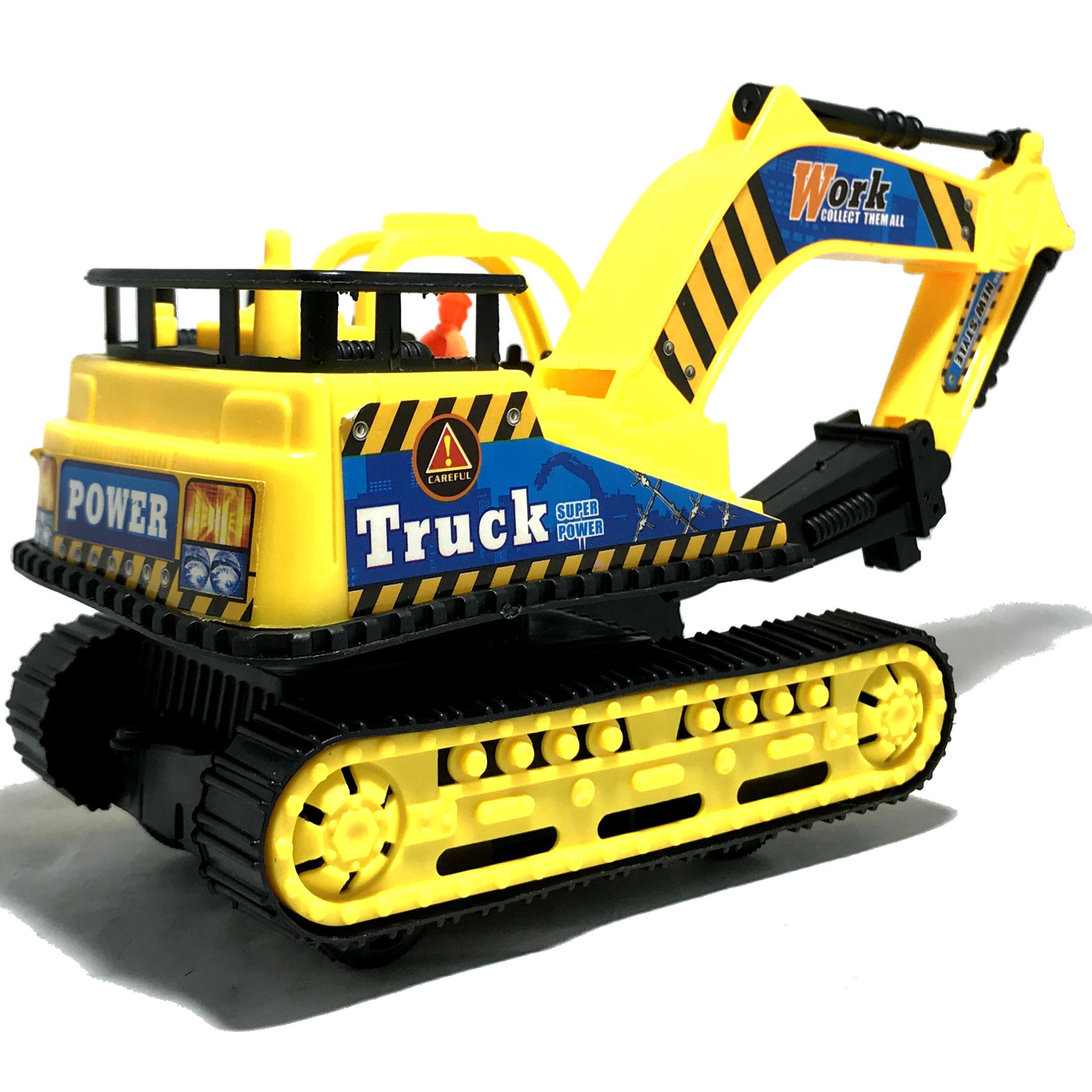 Игрушечный экскаватор с буром