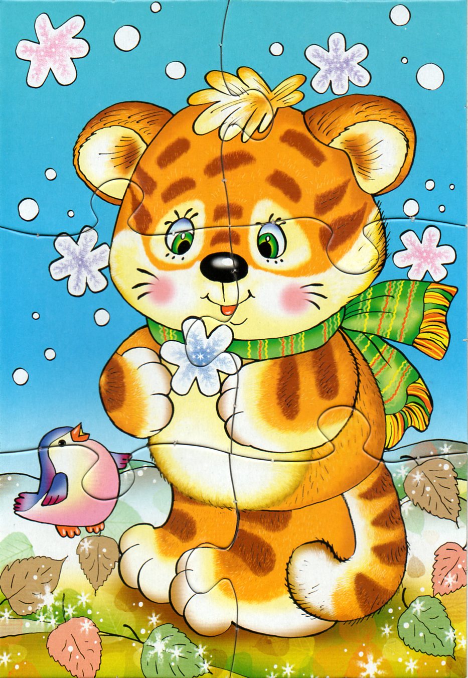 Пазлы Зверята