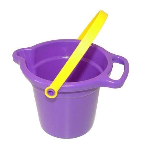Набор из 6-ти детских малых ведерок Полесье с носиком 14,8х11х7см - объем 0,6 л.