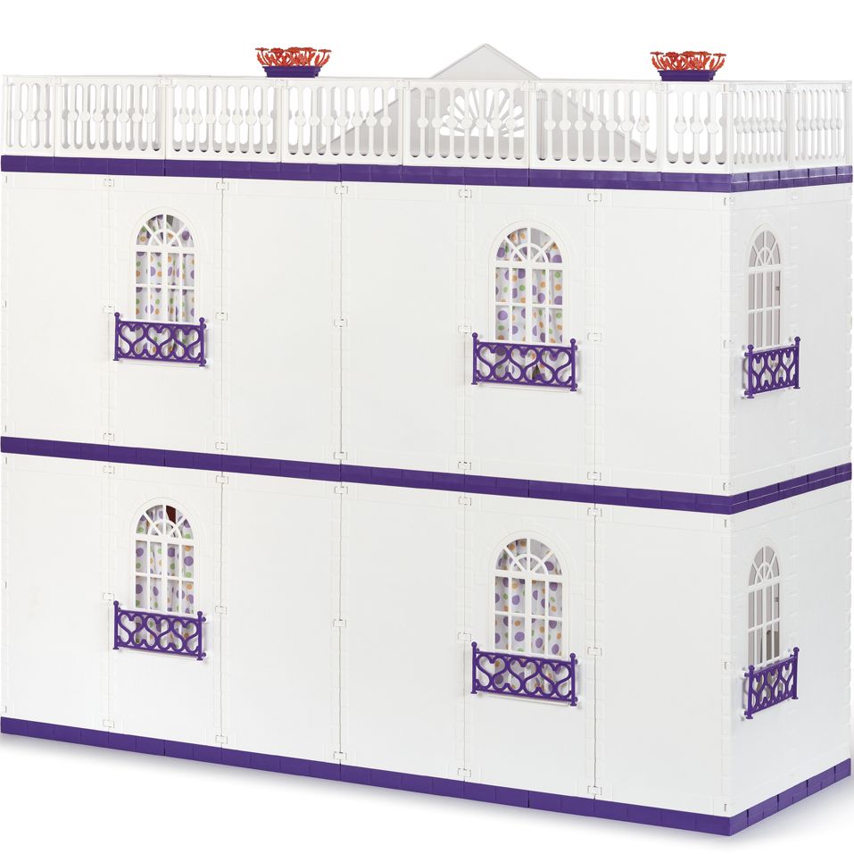 Кукольный домик 4-х комнатный коттедж