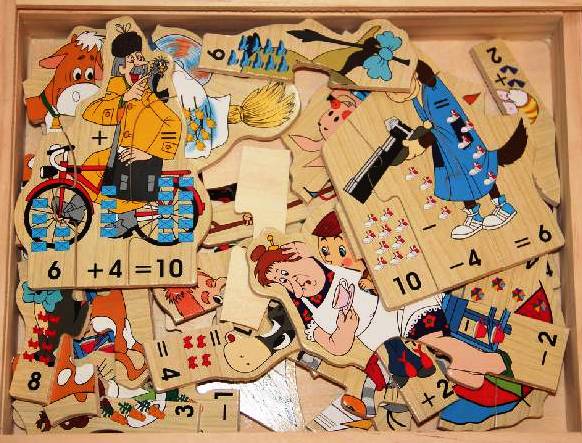 Математика в картинках. Математика в пазлах