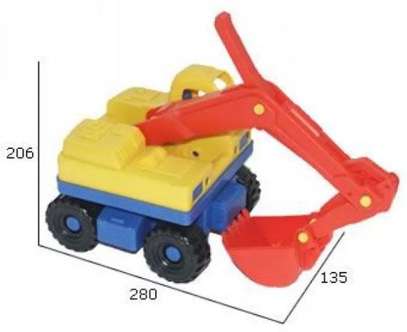 Пластмассовый экскаватор