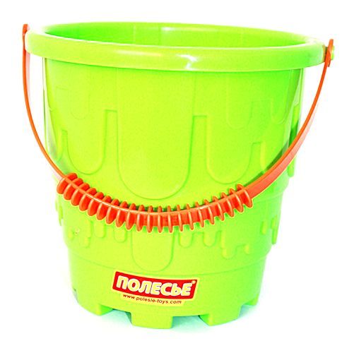 Набор 3 шт. детских пластмассовых ведерок Полесье Замок 16,5х15х10,5 см  объем 1,9 л.