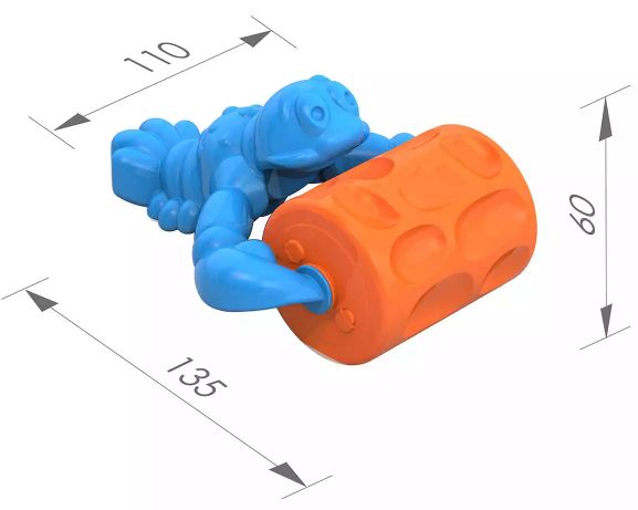 Песочный набор с мельницей и ведром Замок Песочный набор с мельницей и ведром Замок