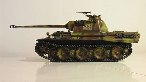 Сборная модель танка Пантера