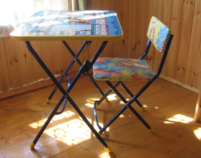 Складной комплект детской мебели Маша и медведь