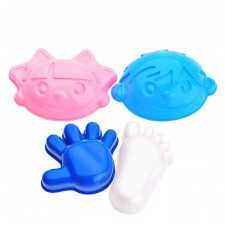 Набор формочек девочка, мальчик, ручка, ножка Набор формочек девочка, мальчик, ручка, ножка