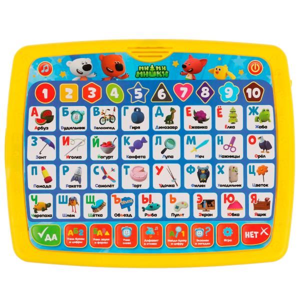 Двусторонний планшет «Азбука и викторина Ми-ми-мишек»
