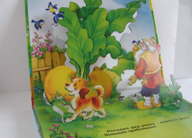 Книги с объемными картинками.