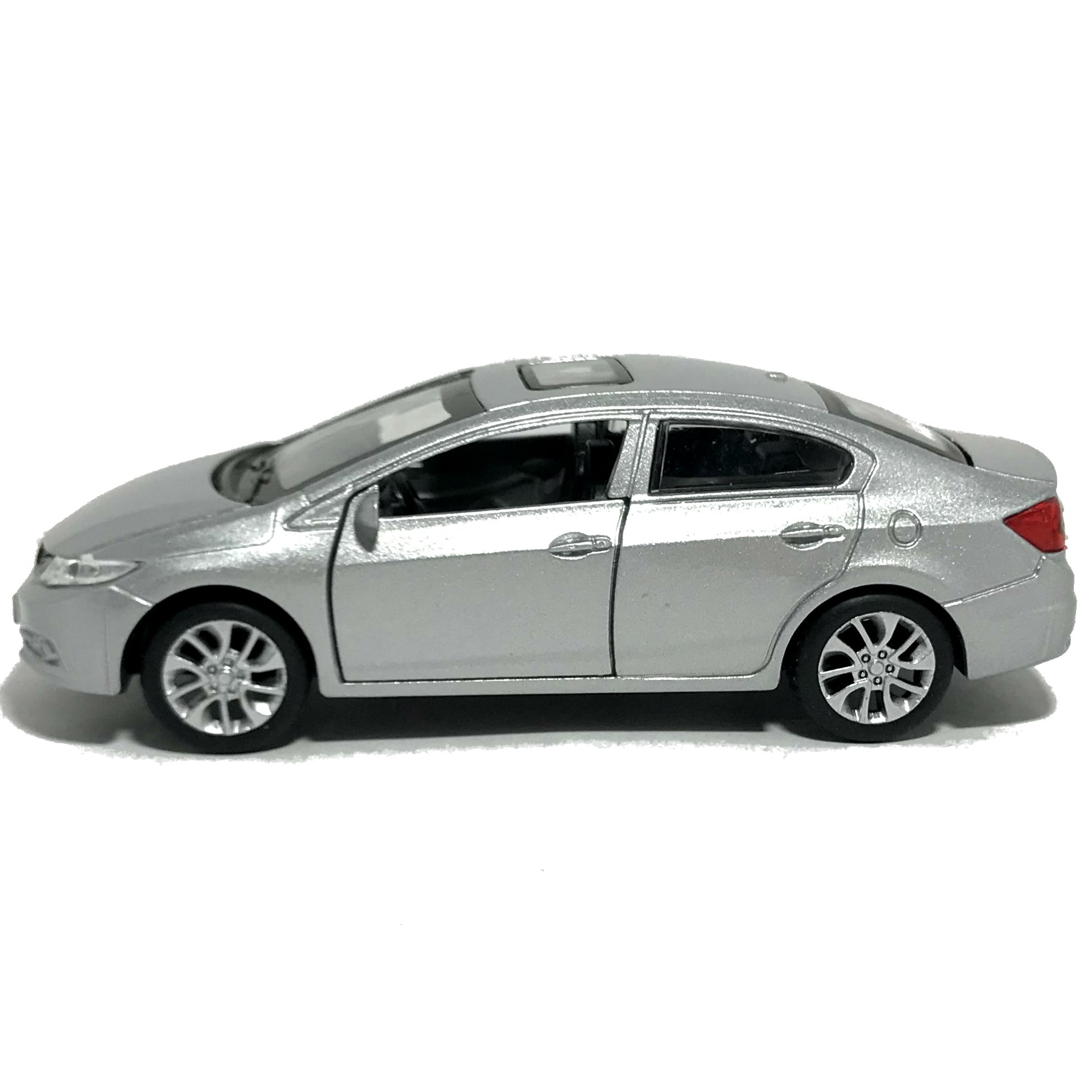 Игрушечная машинка Honda Civik серебристая