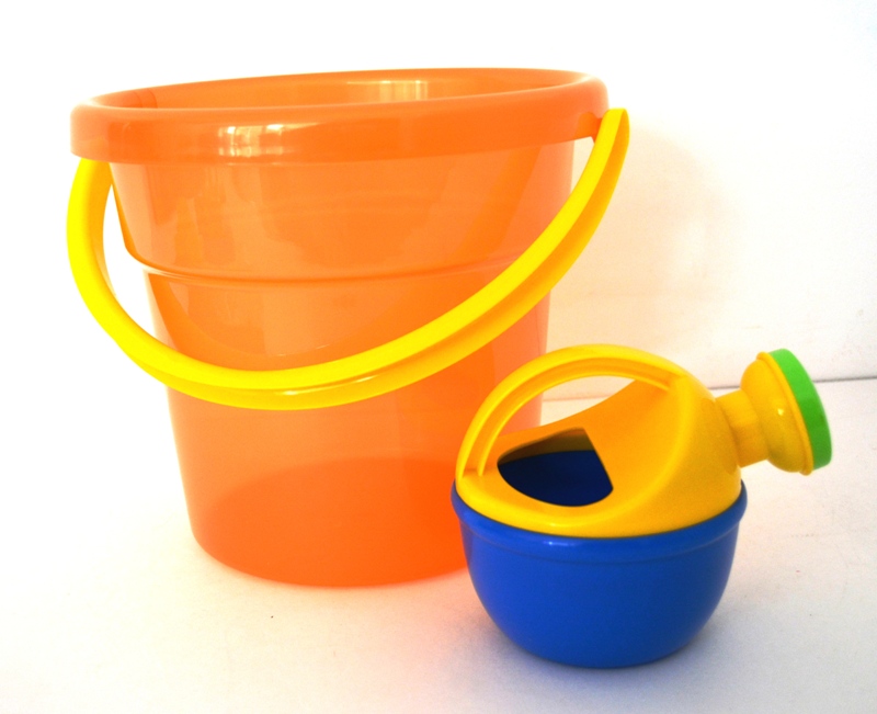 Песочный набор № 354, формочки ручки, ножки, ведро Макси