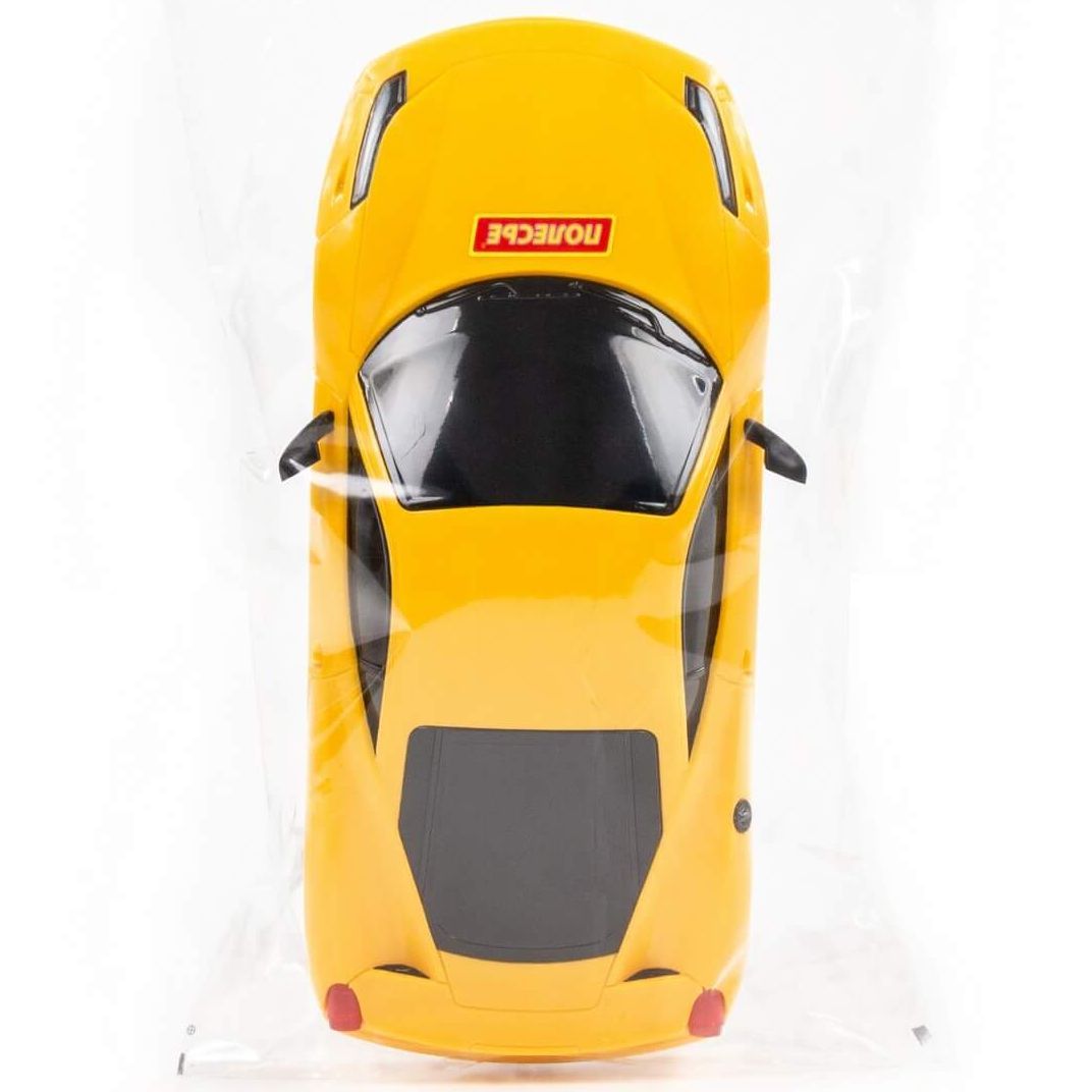 Детская желтая гоночная машина "Феникс-V1" с динамо-инерционным моторчиком - 20 дорожных знаков