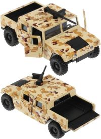 Игрушечный военный пикап Hummer H1 с Пулемётом 12 см Игрушечный военный пикап Hummer H1 с Пулемётом 12 см