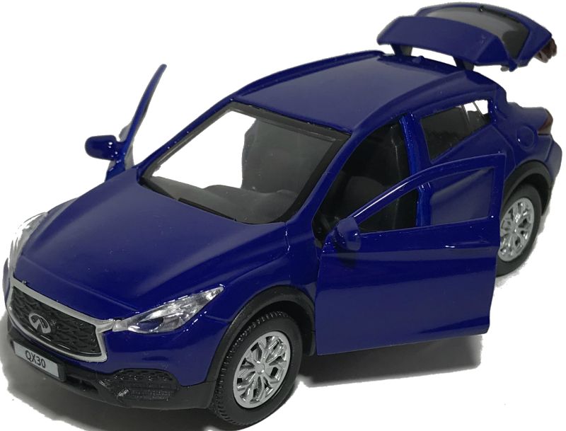 Игрушечная машинка Infiniti QX30 синяя