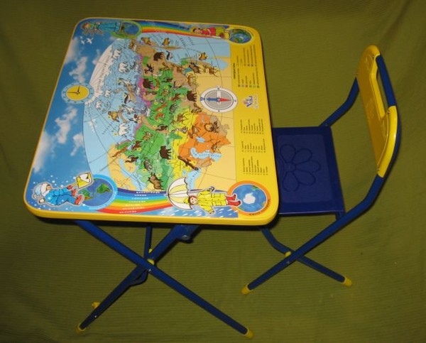 Складная стол-парта с пеналом Умничка Познаем мир Арт. КПУ3