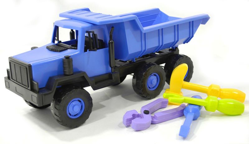 Детский самосвал Полярный. Самосвал с инструментами