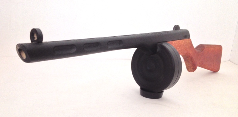 Деревянный макет автомата ППШ